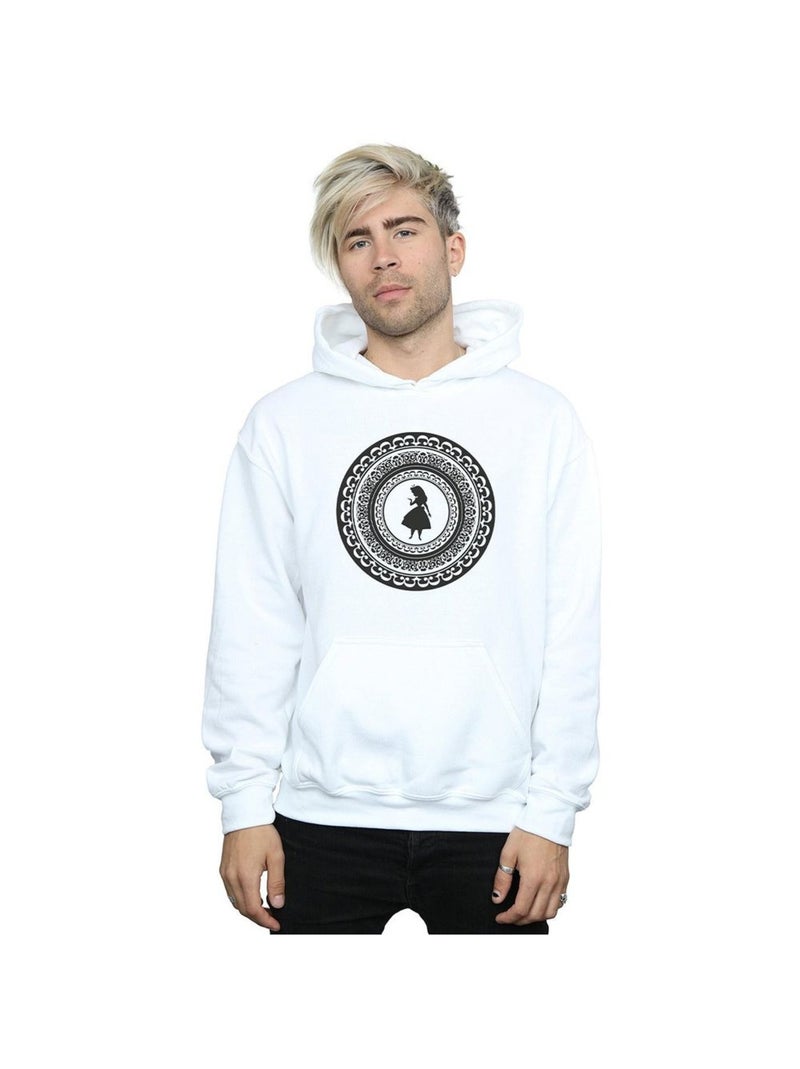 Disney - Sweat à capuche ALICE IN WONDERLAND Blanc - Kiabi