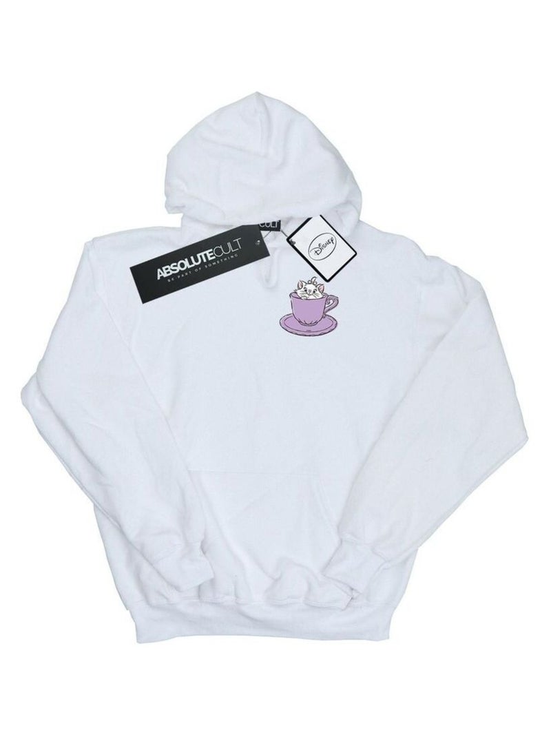 Disney - Sweat à capuche ARISTOCATS Blanc - Kiabi