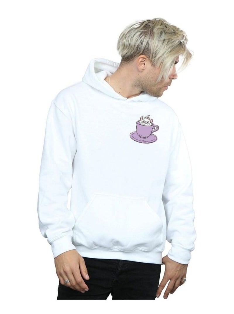 Disney - Sweat à capuche ARISTOCATS Blanc - Kiabi