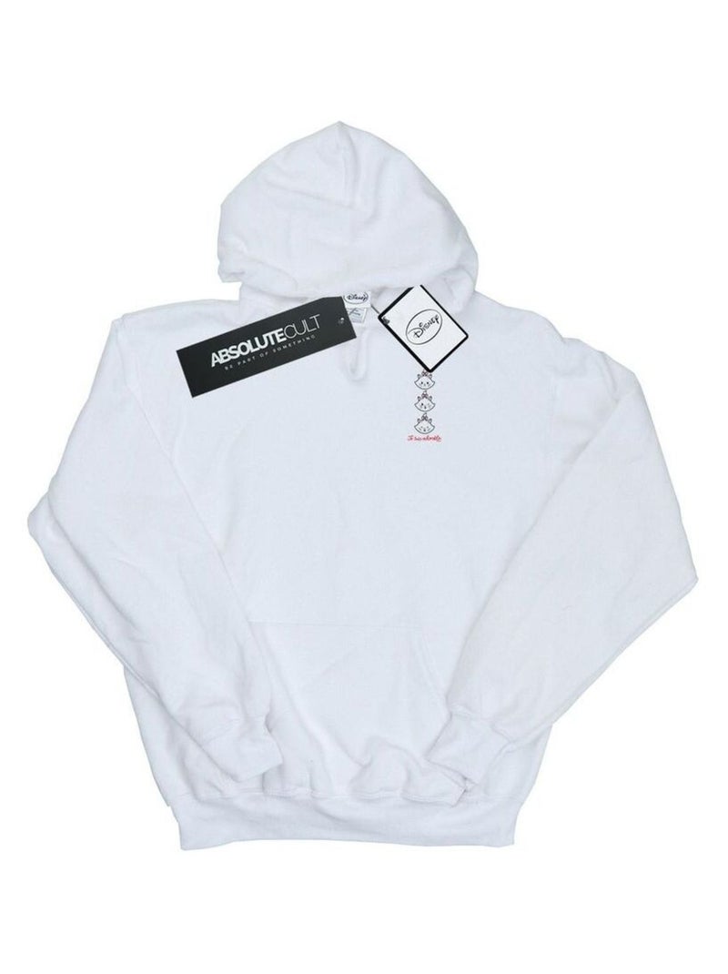 Disney - Sweat à capuche ARISTOCATS Blanc - Kiabi
