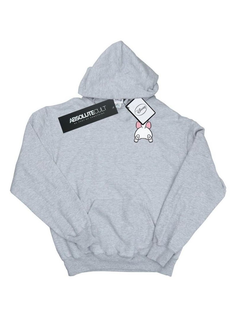 Disney - Sweat à capuche ARISTOCATS Gris chiné - Kiabi