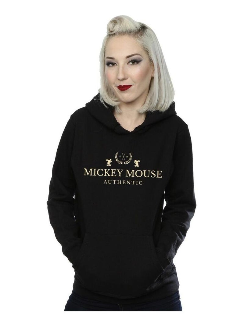 Disney - Sweat à capuche AUTHENTIC Noir - Kiabi