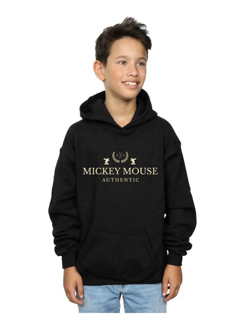 Disney - Sweat à capuche AUTHENTIC Noir - Kiabi