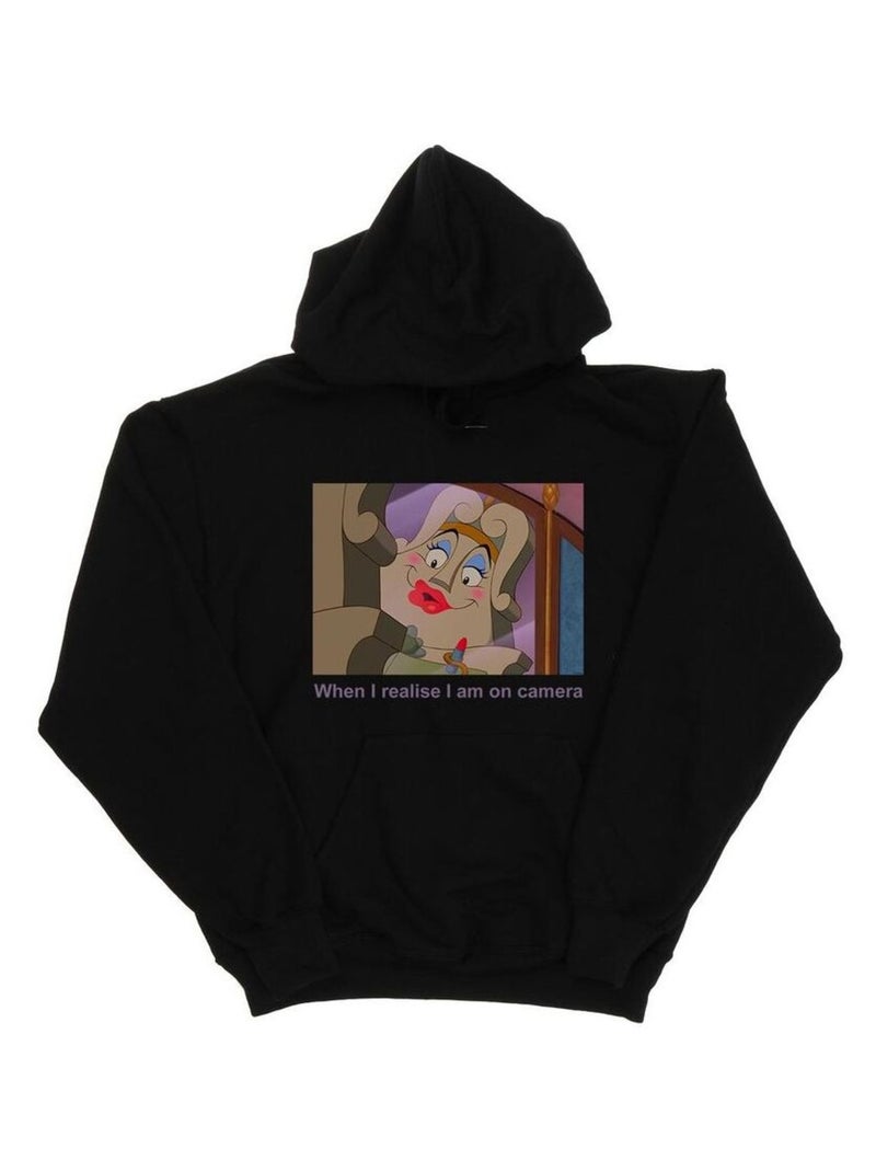 Disney - Sweat à capuche BEAUTY AND THE BEAST Noir - Kiabi