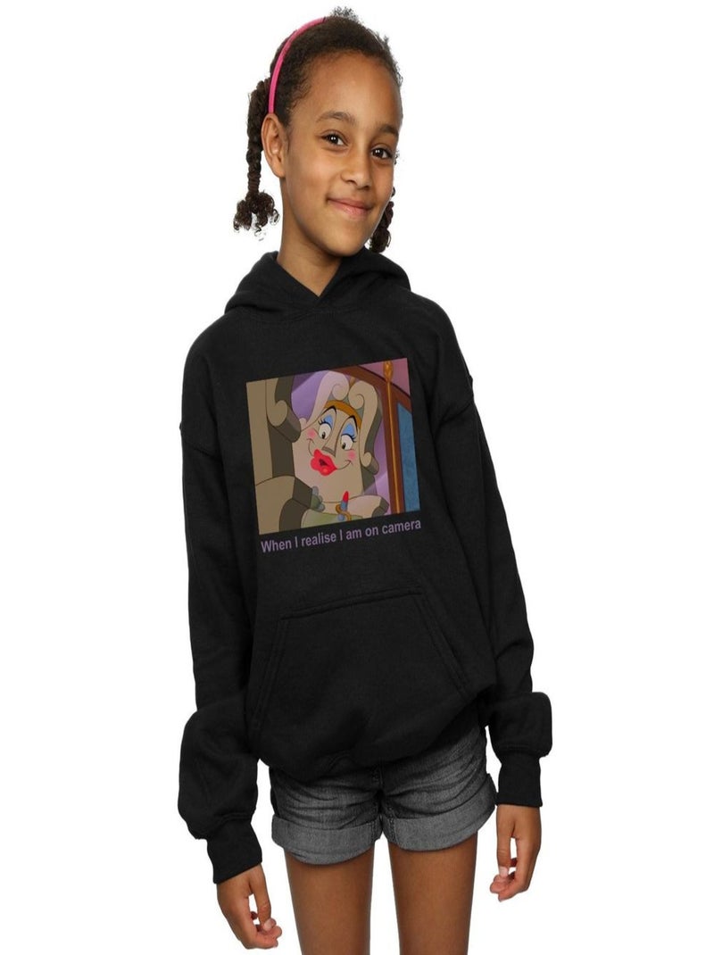 Disney - Sweat à capuche BEAUTY AND THE BEAST Noir - Kiabi
