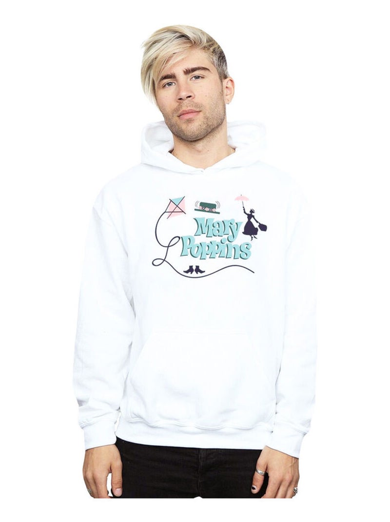 Disney - Sweat à capuche Blanc - Kiabi