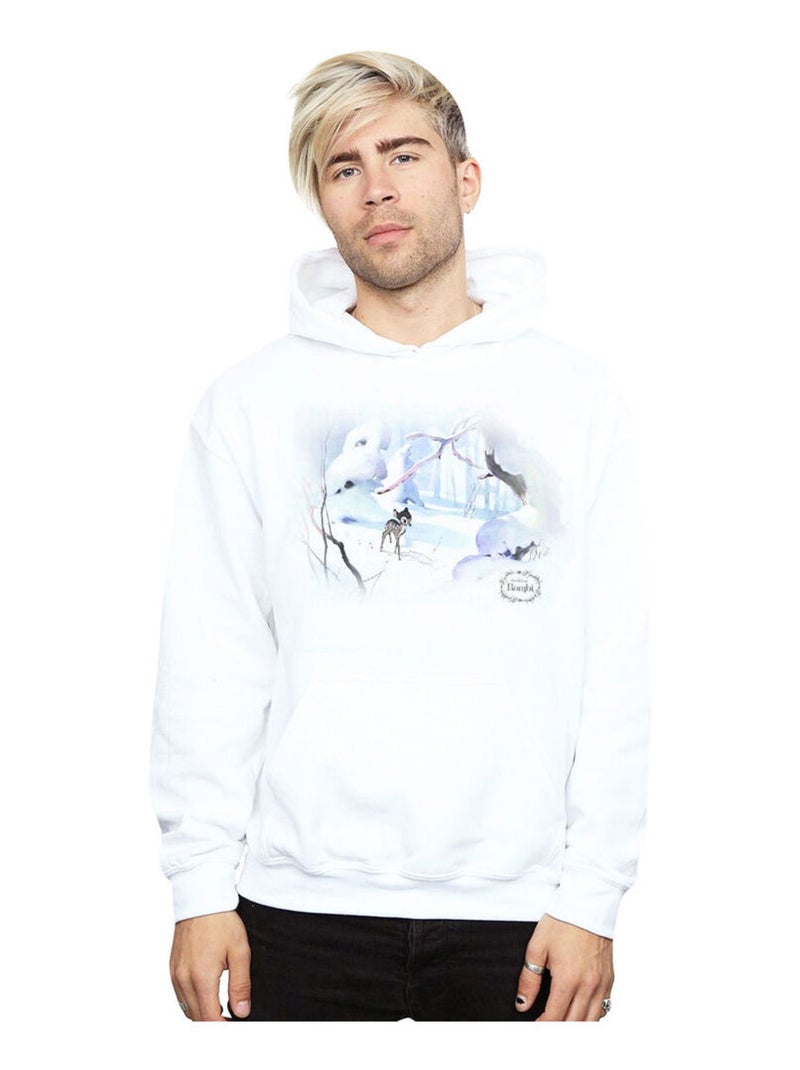 Disney - Sweat à capuche Blanc - Kiabi