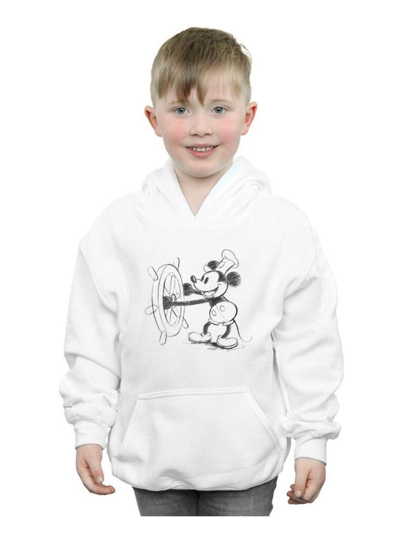 Disney - Sweat à capuche Blanc - Kiabi