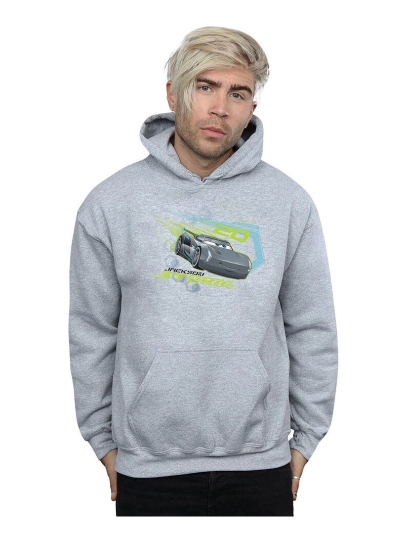 Disney - Sweat à capuche CARS Gris chiné - Kiabi