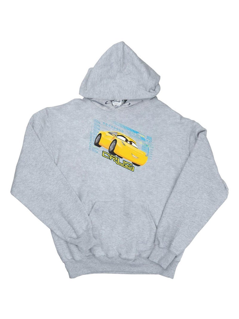Disney - Sweat à capuche CARS Gris chiné - Kiabi