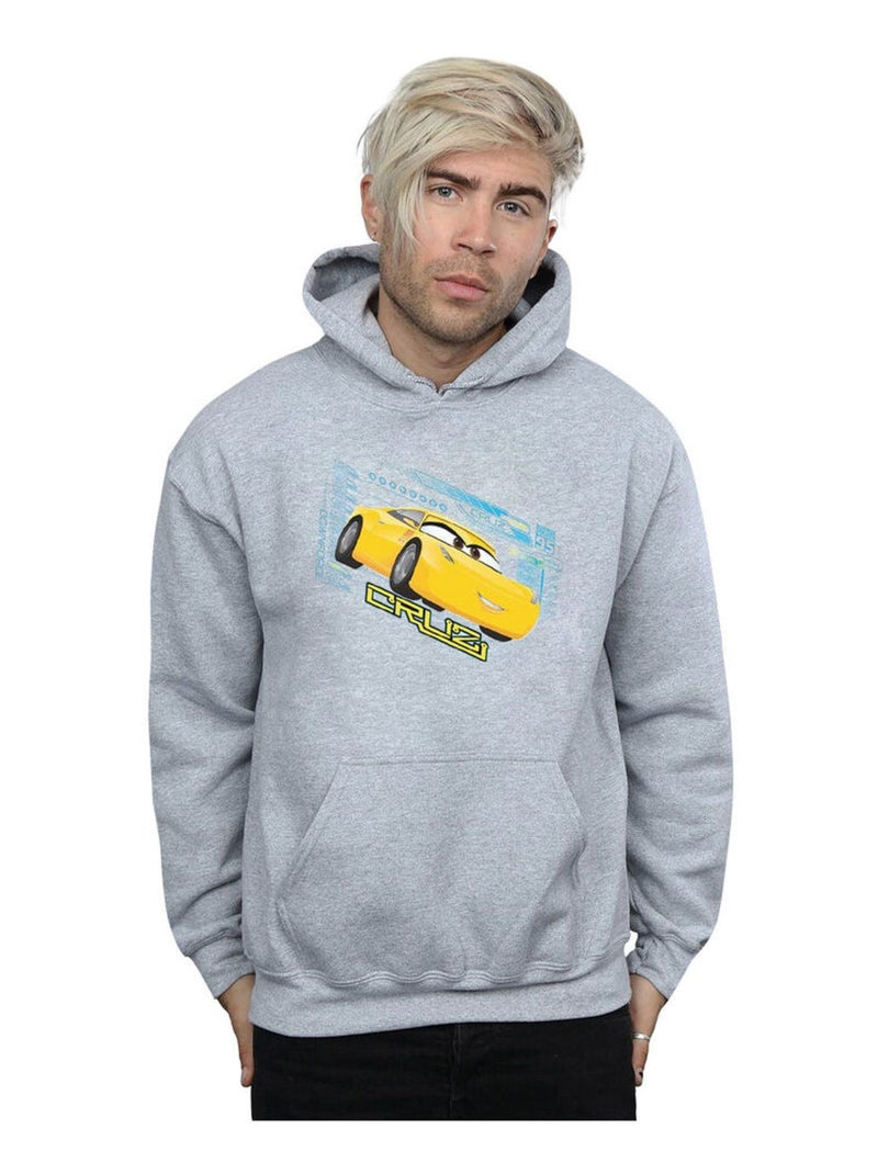Disney - Sweat à capuche CARS Gris chiné - Kiabi