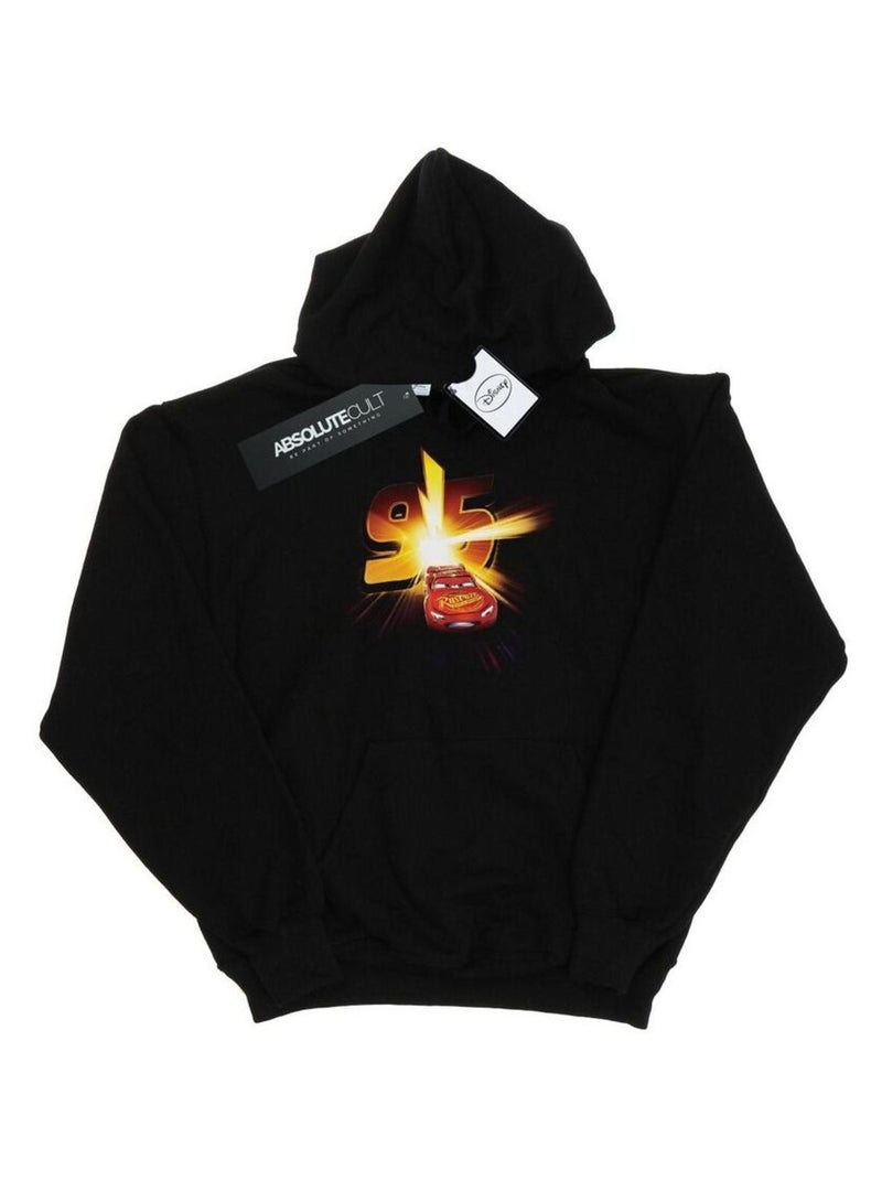 Disney - Sweat à capuche CARS Noir - Kiabi