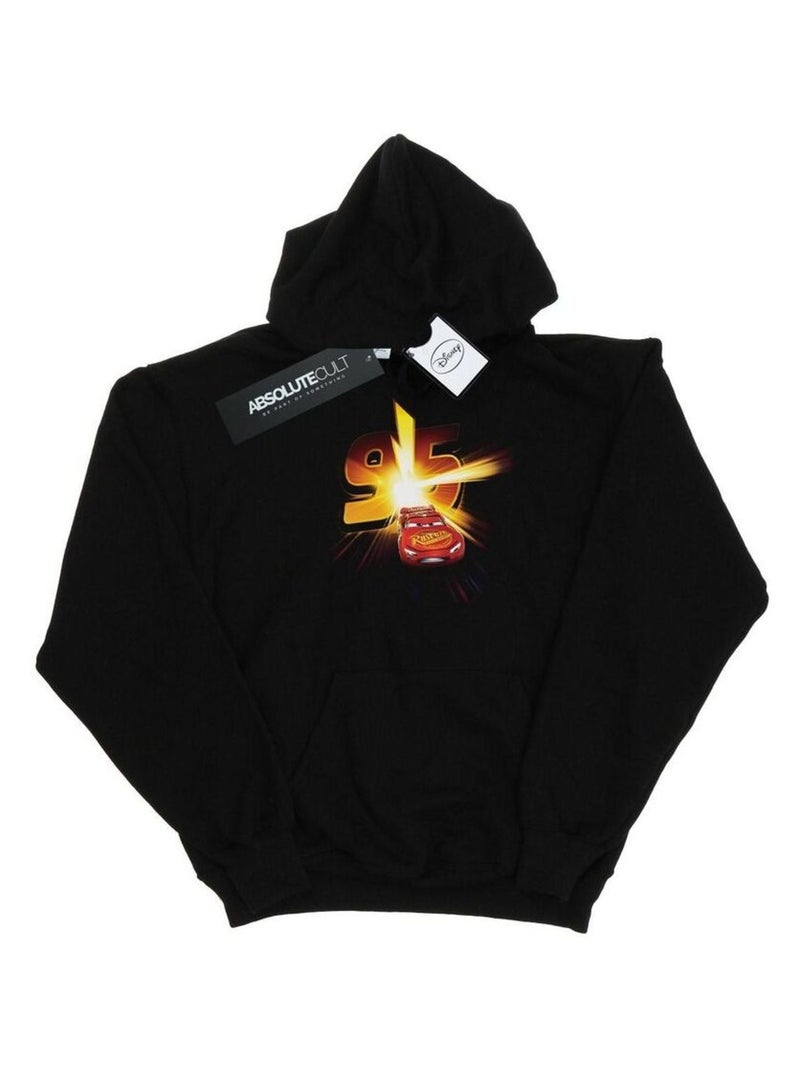 Disney - Sweat à capuche CARS Noir - Kiabi