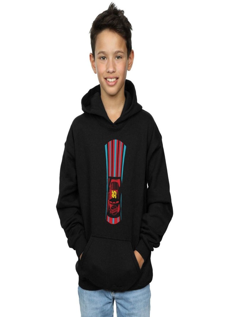 Disney - Sweat à capuche CARS Noir - Kiabi