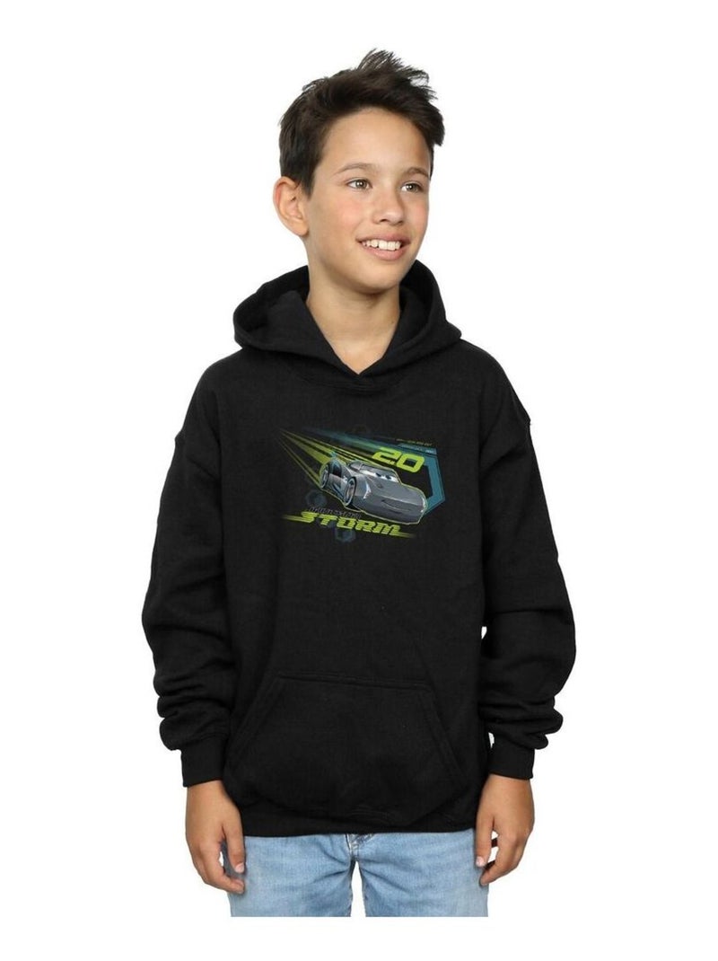 Disney - Sweat à capuche CARS Noir - Kiabi