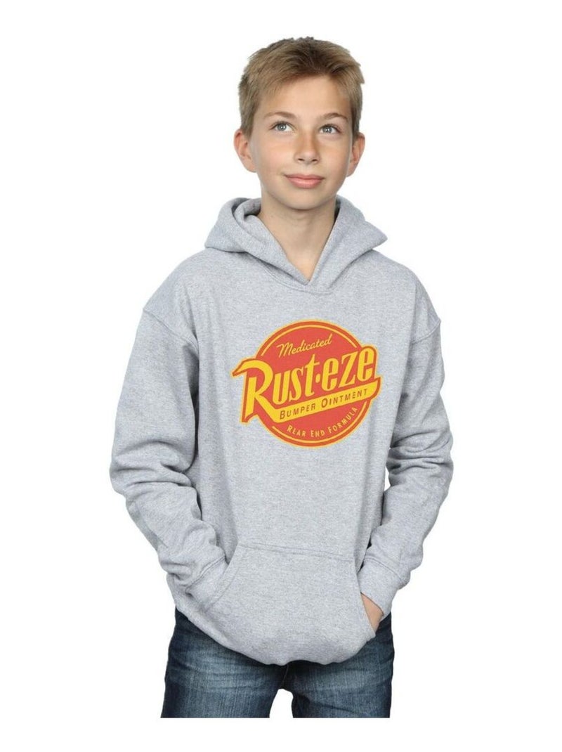 Disney - Sweat à capuche CARS RUST-EZE Gris chiné - Kiabi