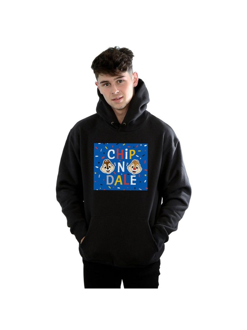 Disney - Sweat à capuche CHIP N DALE Noir - Kiabi