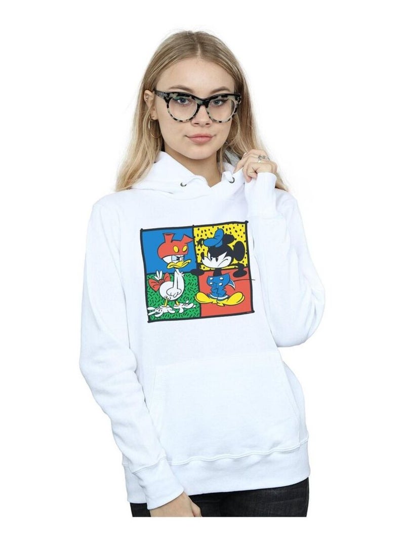 Disney - Sweat à capuche CLOTHES SWAP Blanc - Kiabi