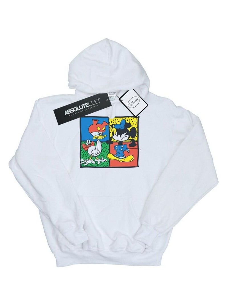 Disney - Sweat à capuche CLOTHES SWAP Blanc - Kiabi