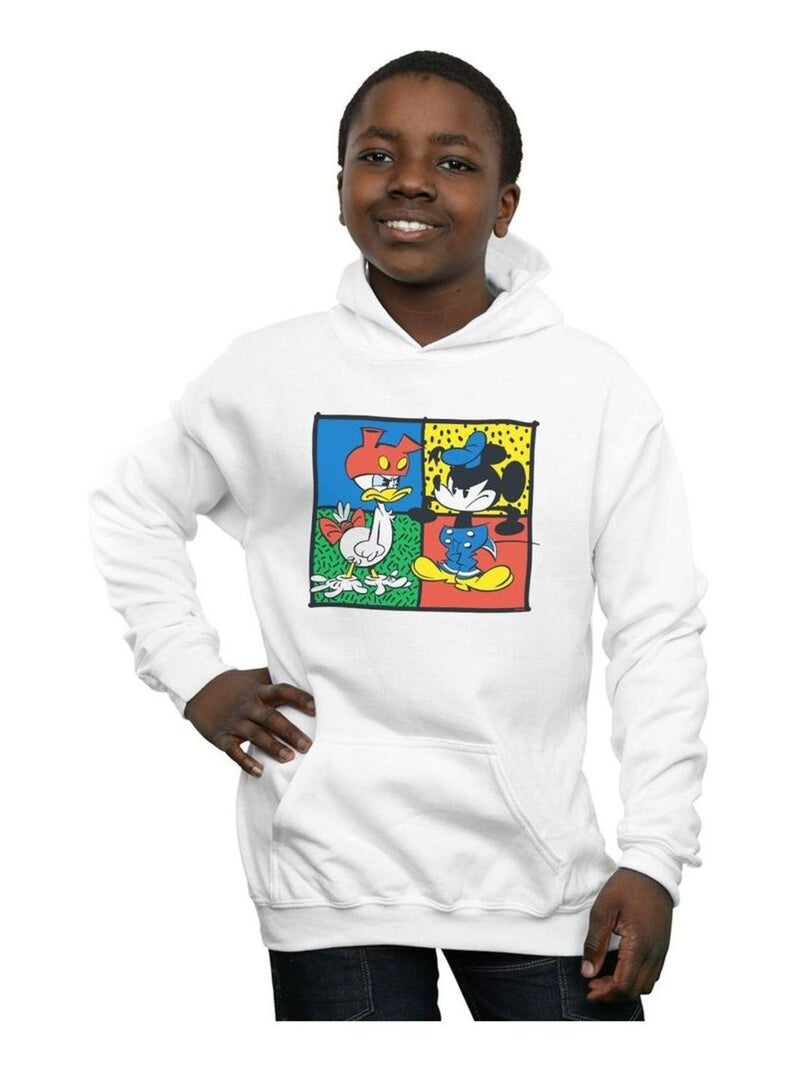 Disney - Sweat à capuche CLOTHES SWAP Blanc - Kiabi