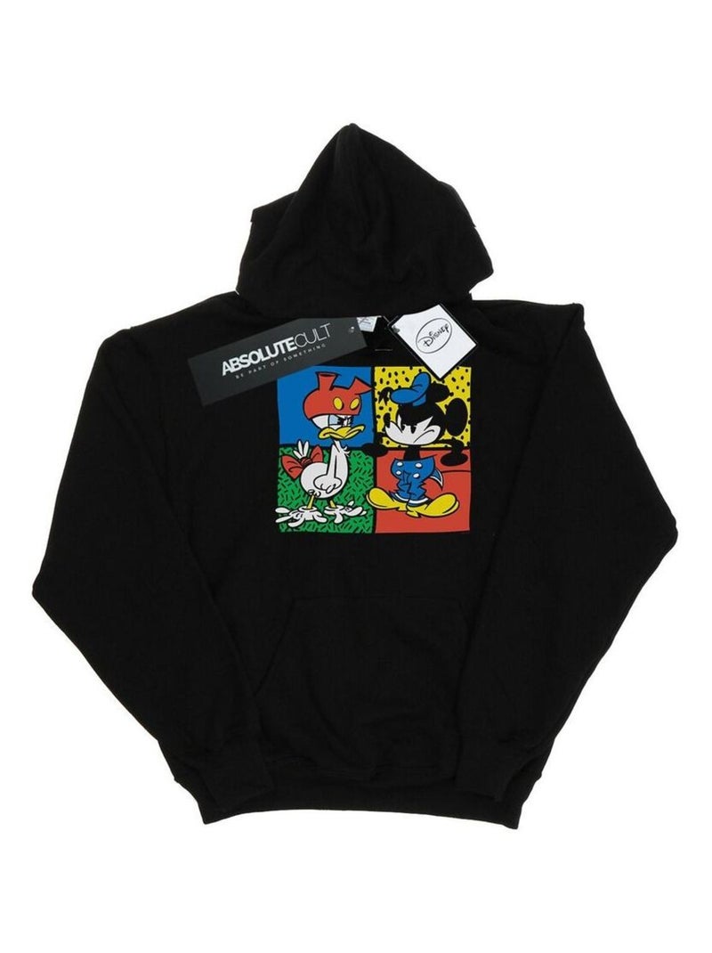 Disney - Sweat à capuche CLOTHES SWAP Noir - Kiabi