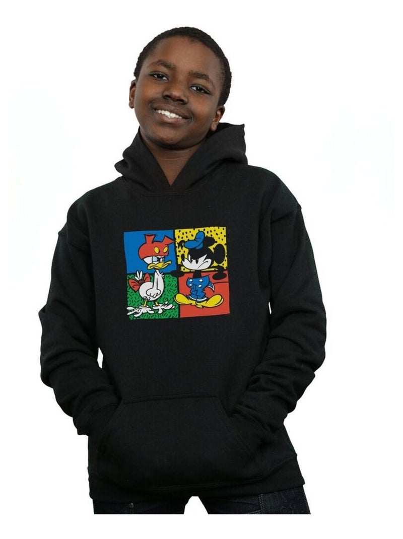 Disney - Sweat à capuche CLOTHES SWAP Noir - Kiabi