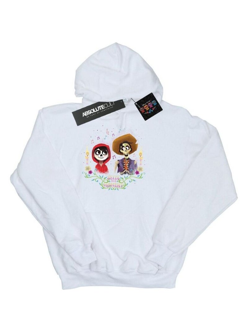 Disney - Sweat à capuche COCO Blanc - Kiabi