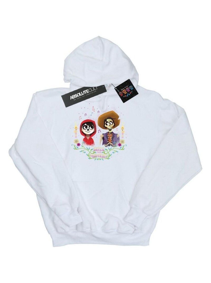Disney - Sweat à capuche COCO Blanc - Kiabi