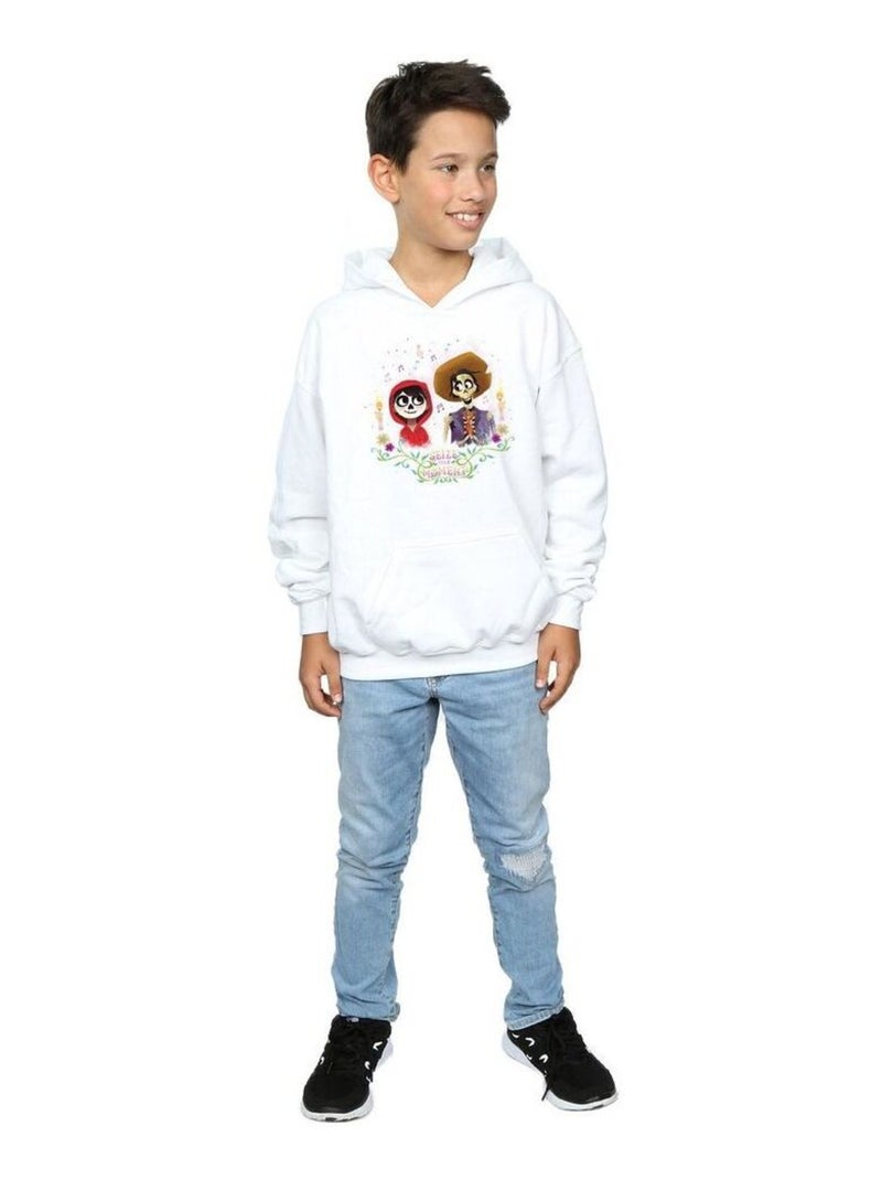 Disney - Sweat à capuche COCO Blanc - Kiabi