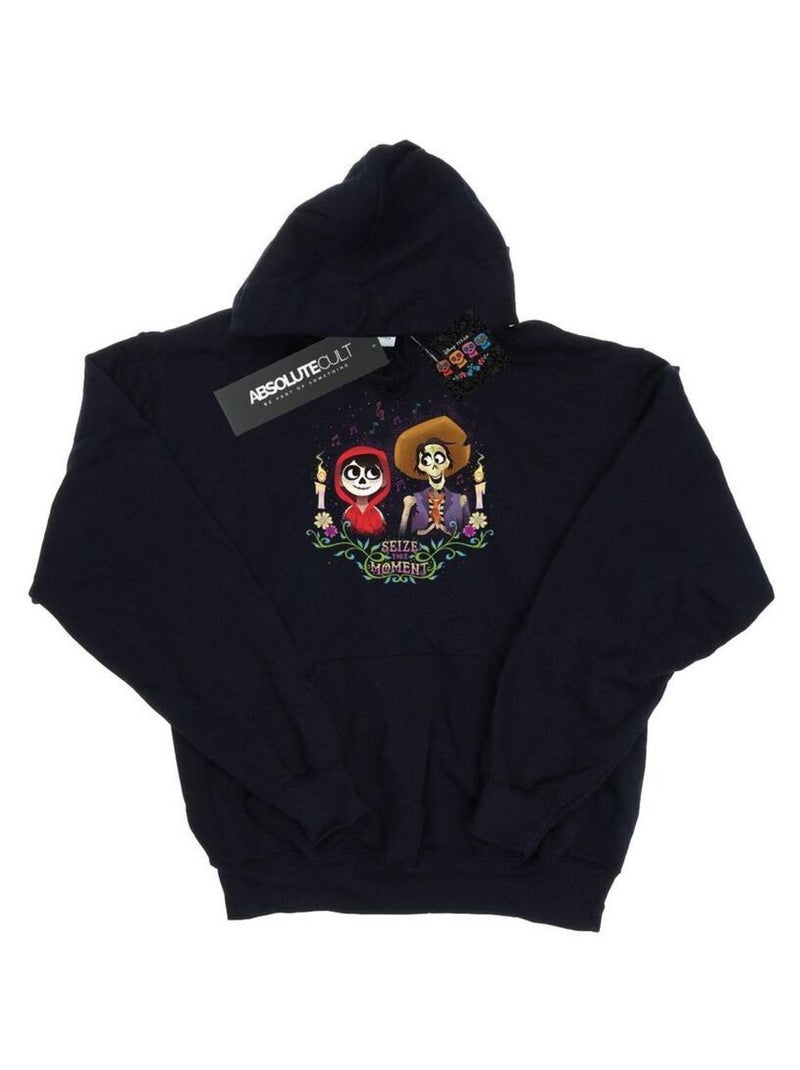 Disney - Sweat à capuche COCO Bleu marine - Kiabi