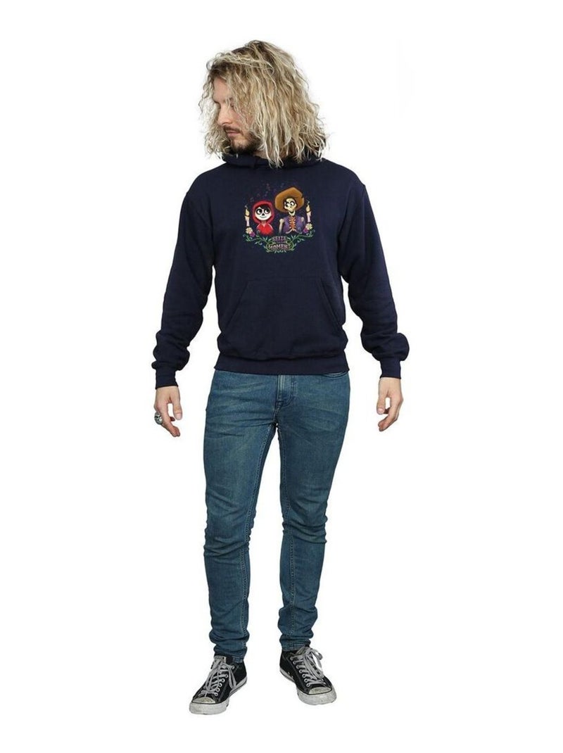 Disney - Sweat à capuche COCO Bleu marine - Kiabi