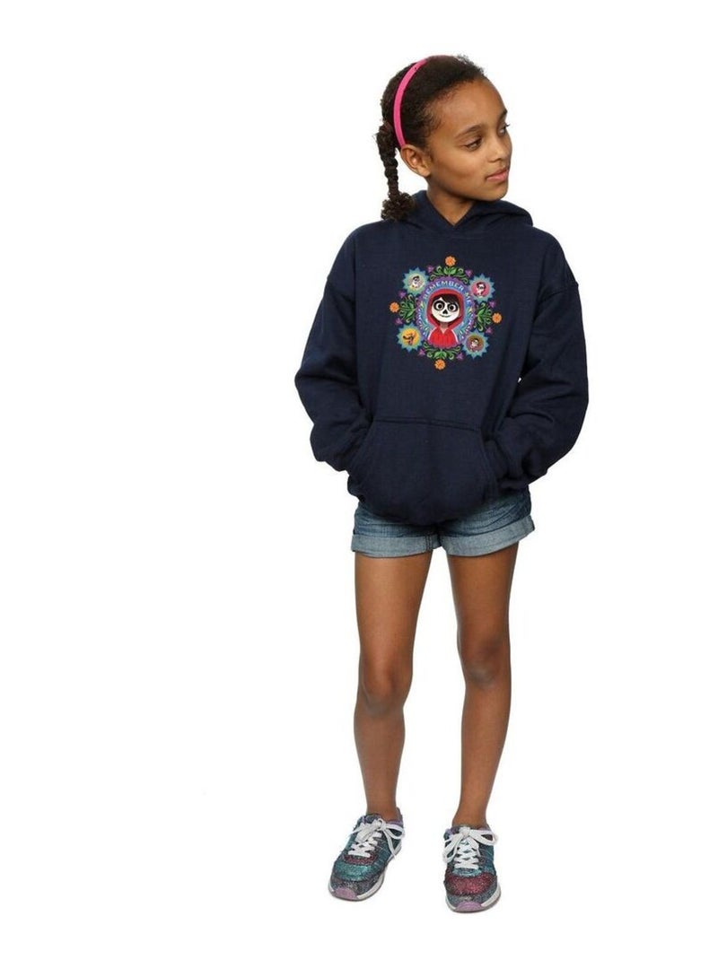 Disney - Sweat à capuche COCO Bleu marine - Kiabi