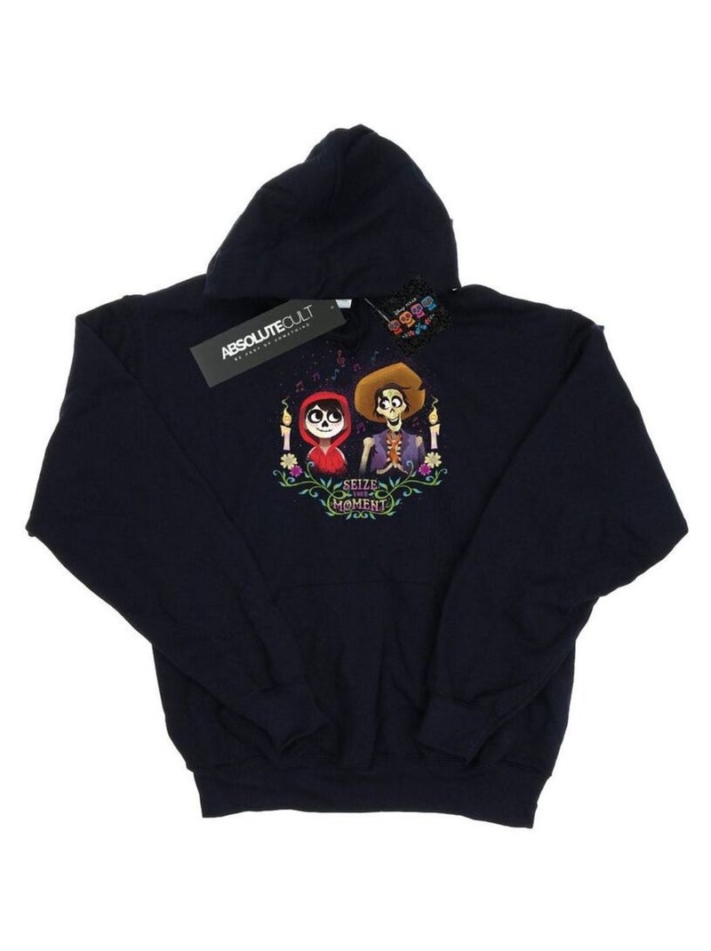 Disney - Sweat à capuche COCO Bleu marine - Kiabi