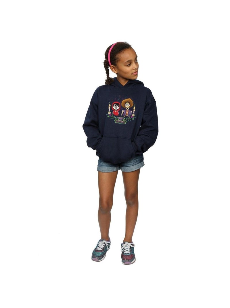 Disney - Sweat à capuche COCO Bleu marine - Kiabi