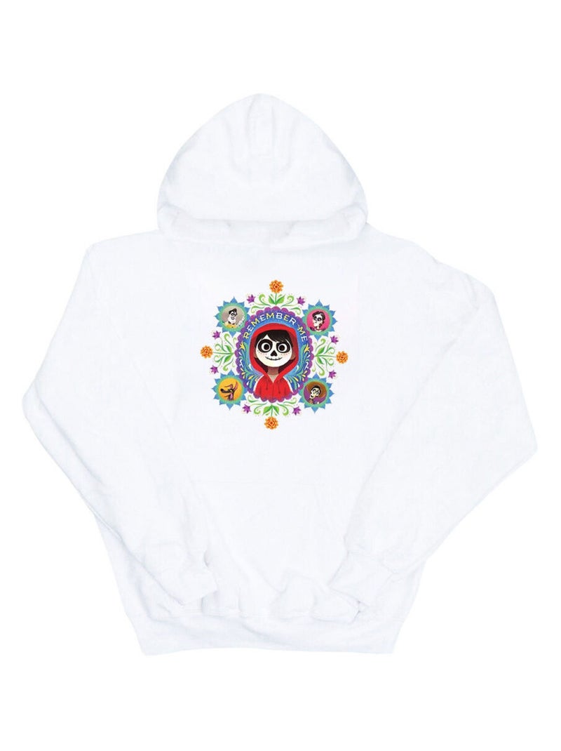 Disney - Sweat à capuche COCO REMEMBER ME Blanc - Kiabi