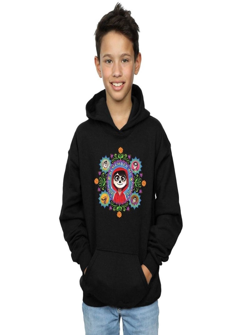 Disney - Sweat à capuche COCO REMEMBER ME Noir - Kiabi