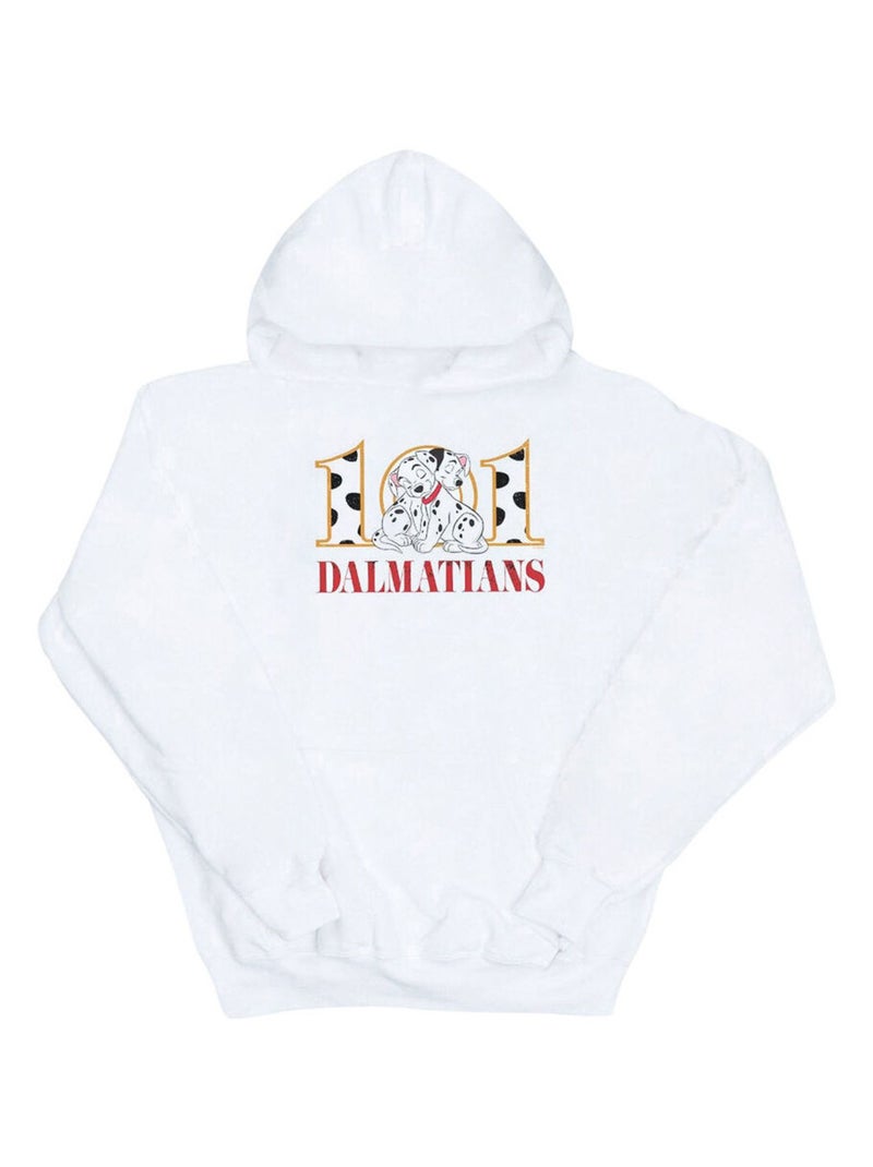Disney - Sweat à capuche DALMATIANS Blanc - Kiabi