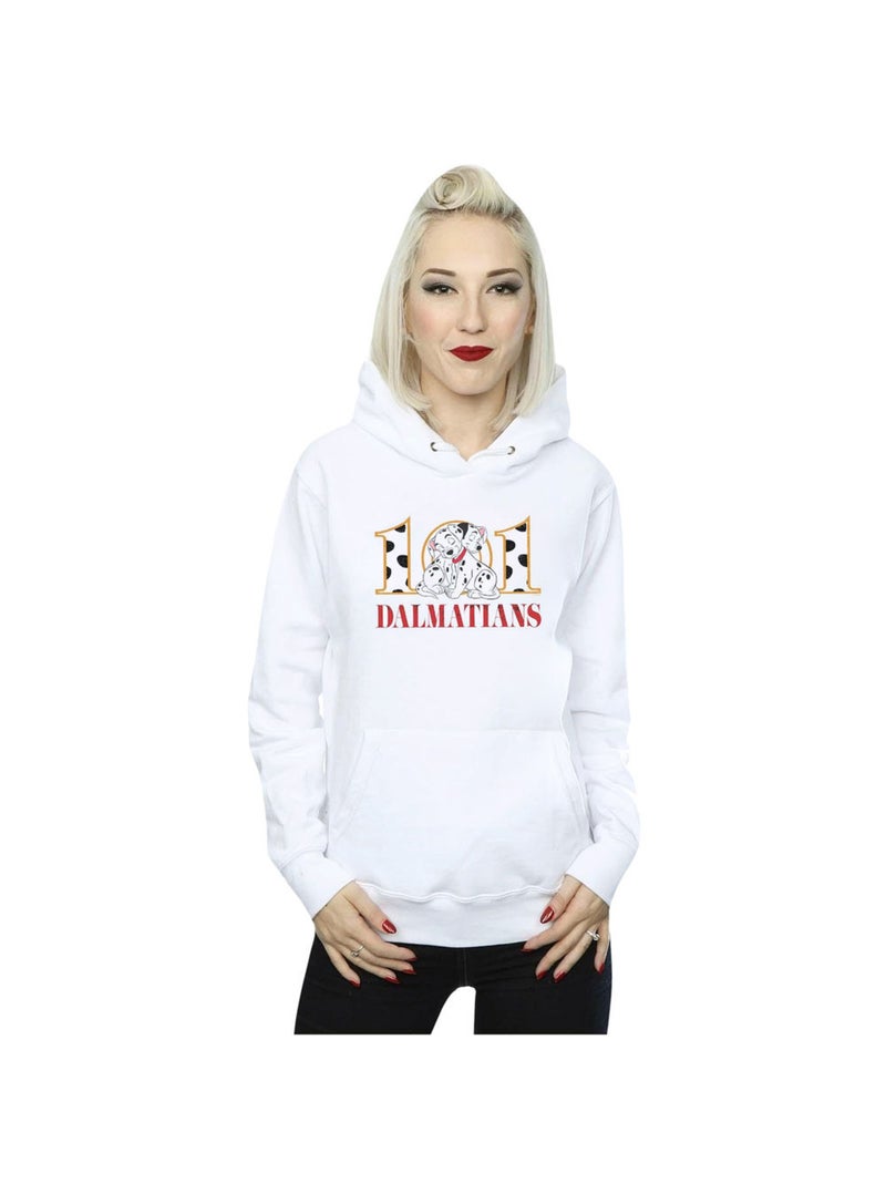 Disney - Sweat à capuche DALMATIANS Blanc - Kiabi
