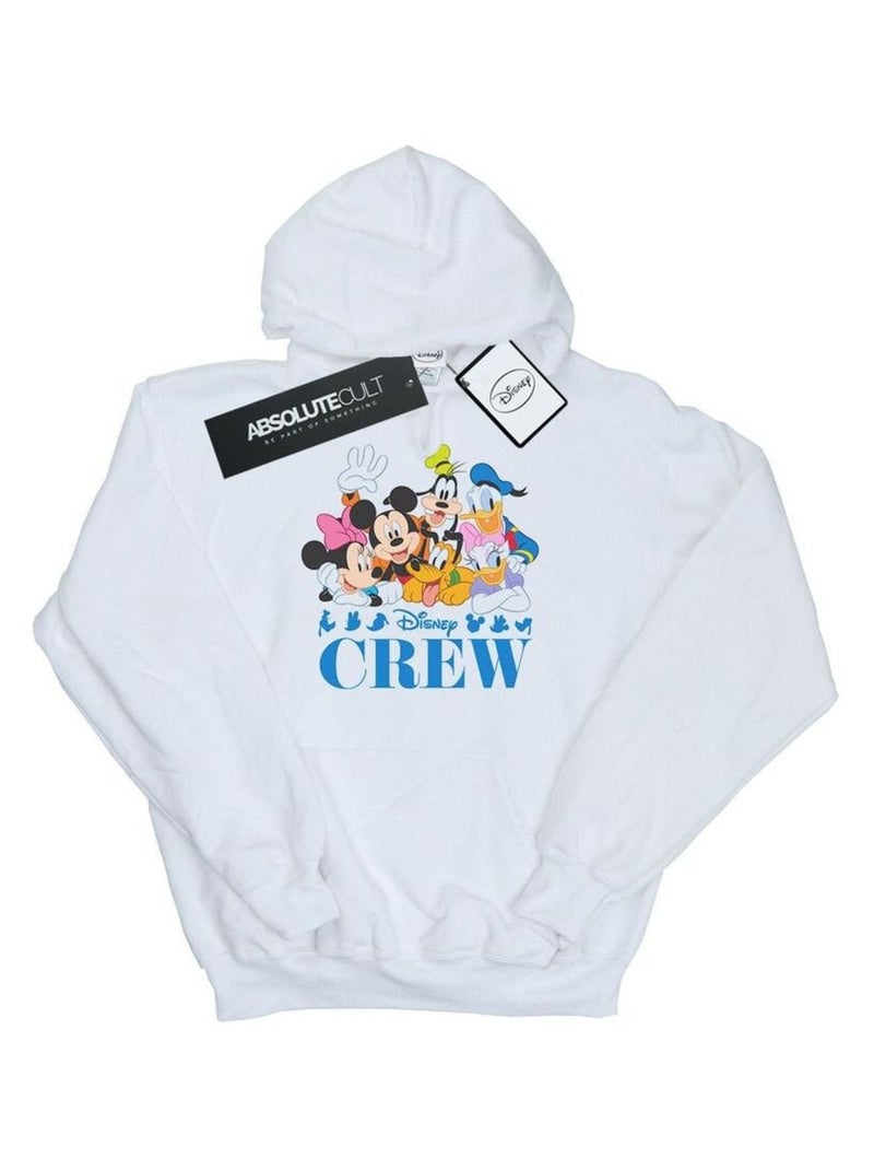 Disney - Sweat à capuche DISNEY FRIENDS Blanc - Kiabi