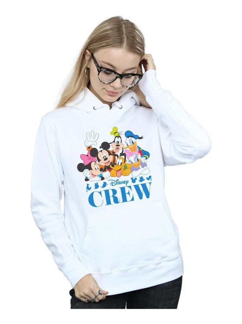 Disney - Sweat à capuche DISNEY FRIENDS Blanc - Kiabi