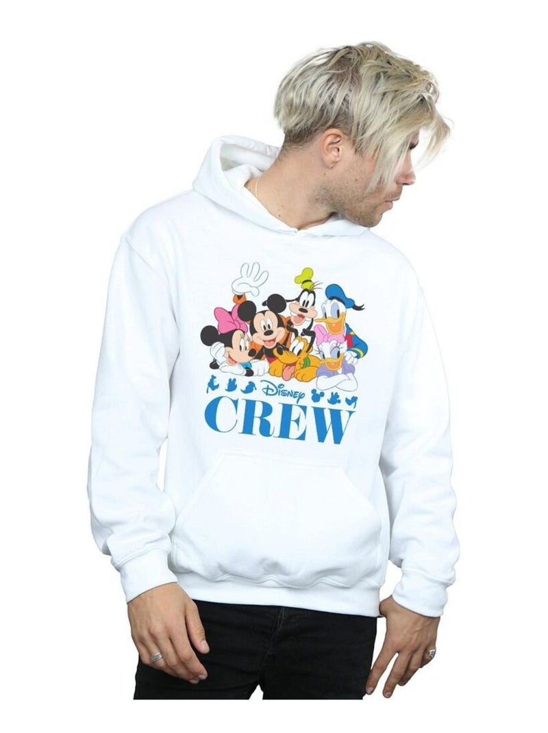 Disney - Sweat à capuche DISNEY FRIENDS Blanc - Kiabi