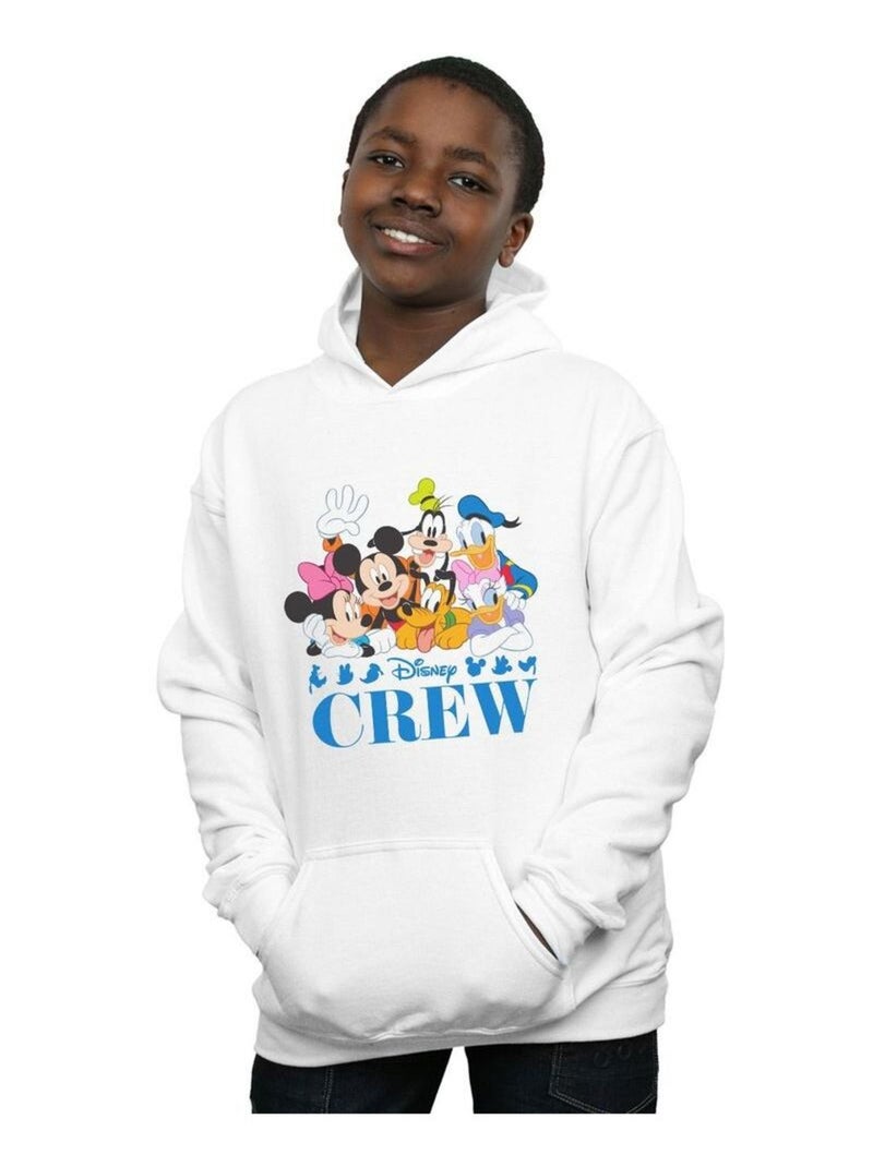 Disney - Sweat à capuche DISNEY FRIENDS Blanc - Kiabi