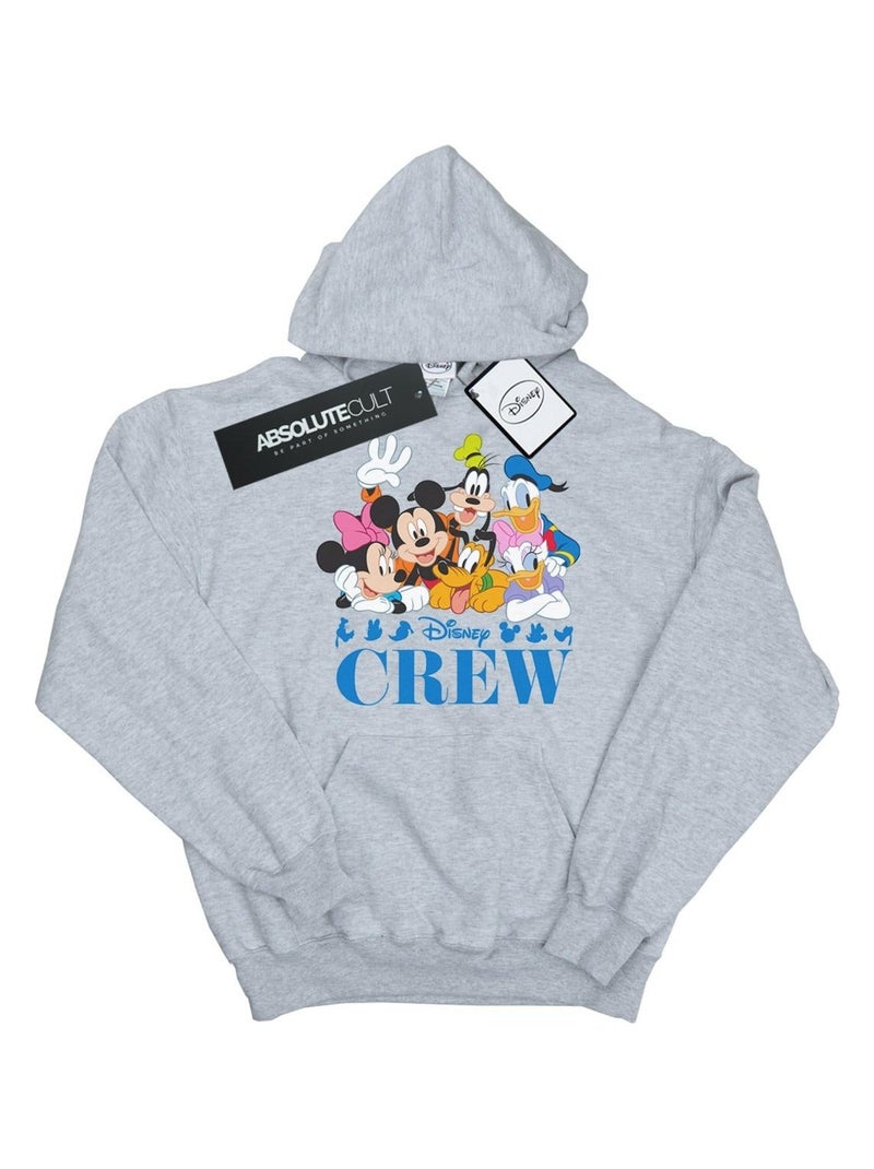 Disney - Sweat à capuche DISNEY FRIENDS Gris chiné - Kiabi