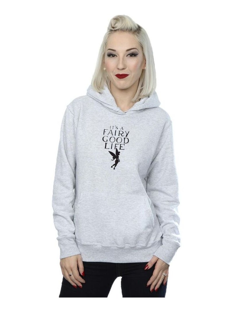 Disney - Sweat à capuche FAIRY GOOD LAmis imaginairesE Gris chiné - Kiabi