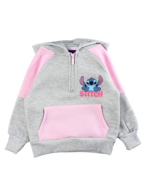 Disney - Sweat à capuche fille à motif - Kiabi