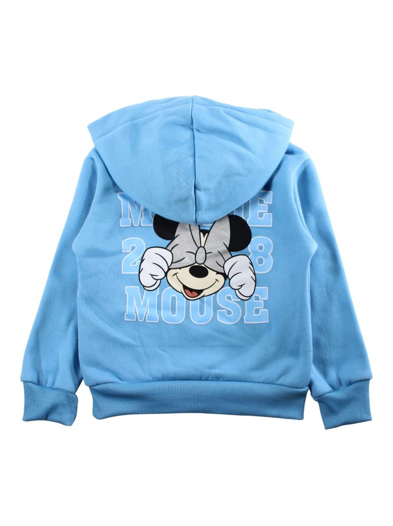 Disney - Sweat à capuche fille Bleu - Kiabi