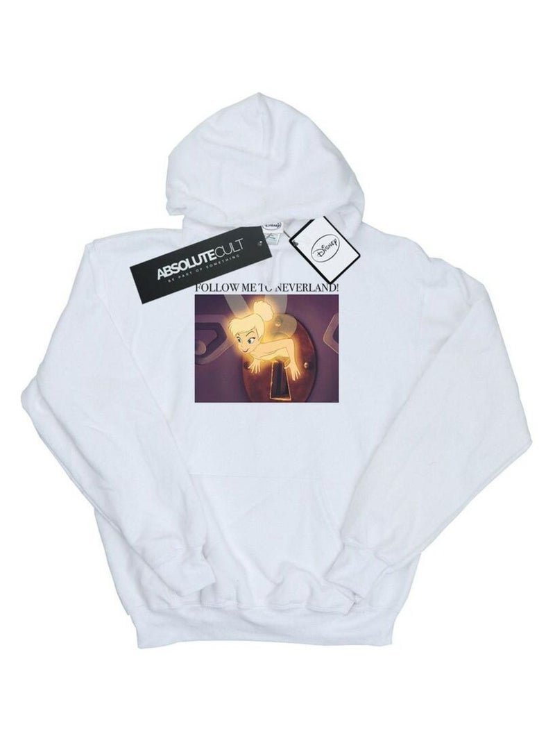 Disney - Sweat à capuche FOLLOW ME Blanc - Kiabi