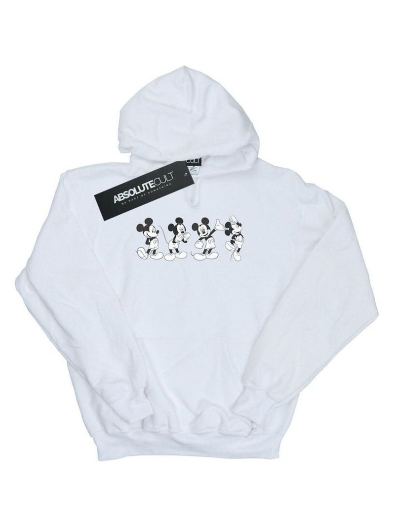 Disney - Sweat à capuche FOUR EMOTIONS Blanc - Kiabi