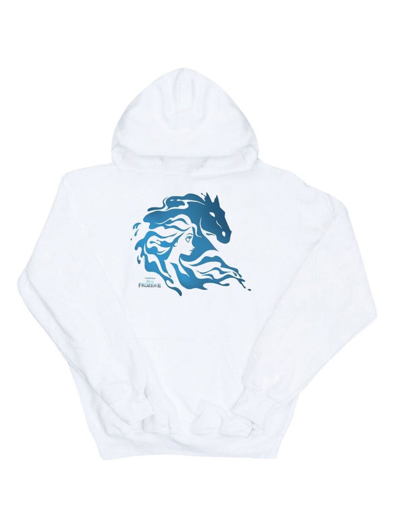 Disney - Sweat à capuche FROZEN Blanc - Kiabi