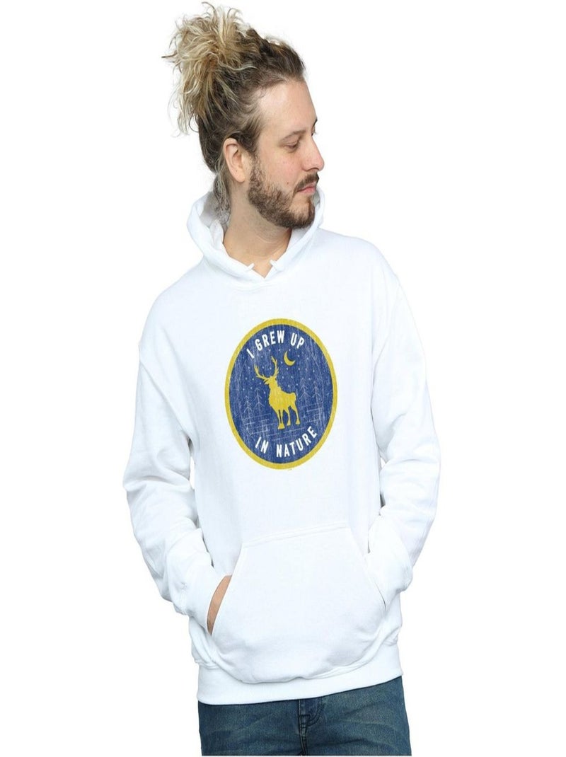 Disney - Sweat à capuche FROZEN GREW UP IN NATURE Blanc - Kiabi